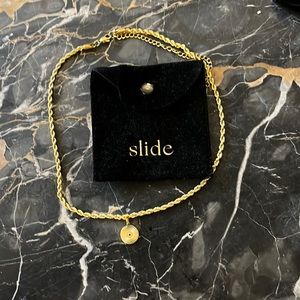 Slide Jewelry gold plated necklace